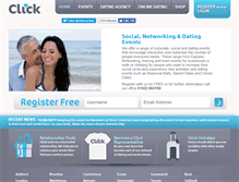 Tablet Screenshot of clickeventsuk.com